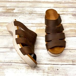 Dansko Leather Slide Sandals Size 8.5